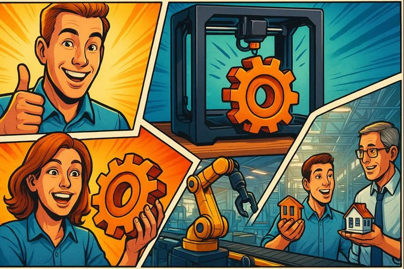 Fremtiden for 3D print i produktionsindustrien