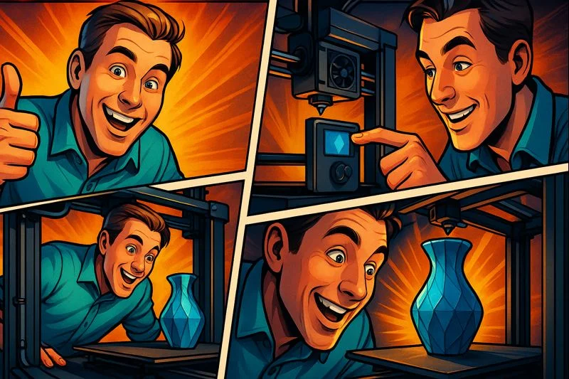 Maskinindstillinger, pris & 3D print