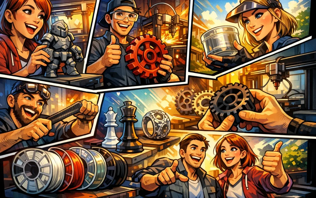 5 gode materialer til 3D print – find det rette til dit projekt