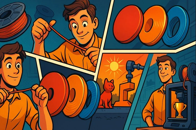 Sådan vælger du filament baseret på projektets krav (styrke, fleksibilitet, temperatur)