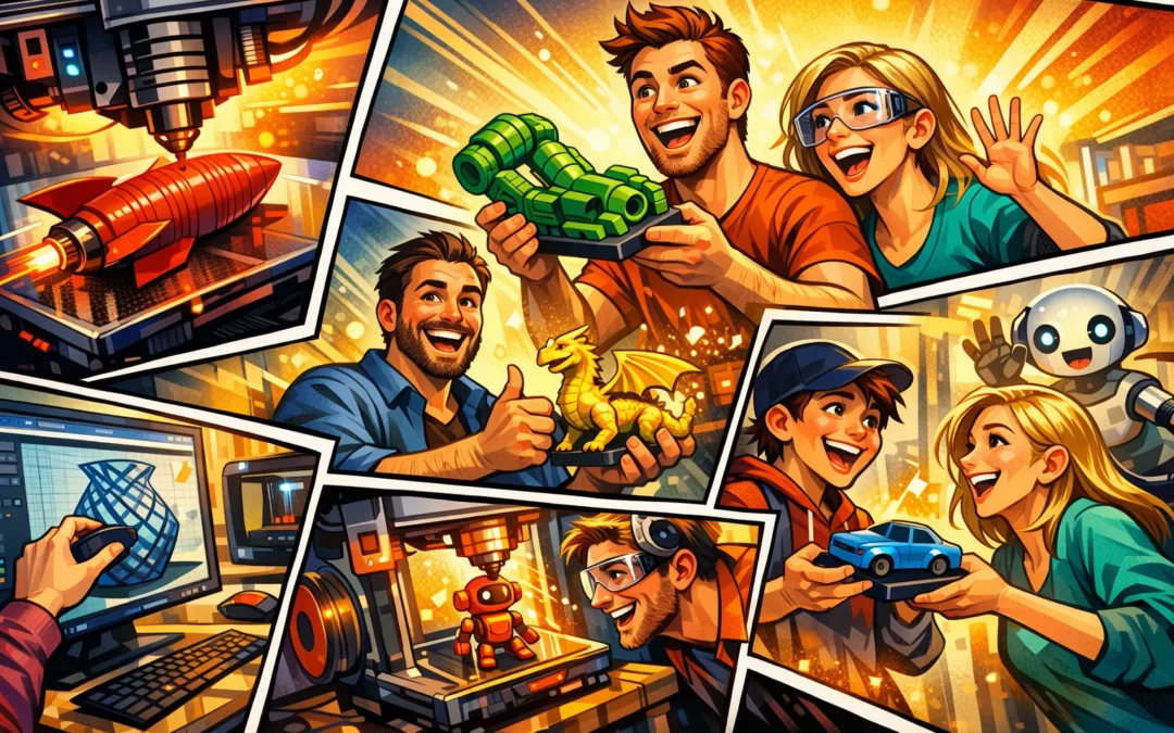 Sådan får du billig produktion af små serier med 3D print