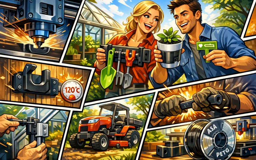 3D print til haven: Praktiske værktøjer og kreativ dekoration