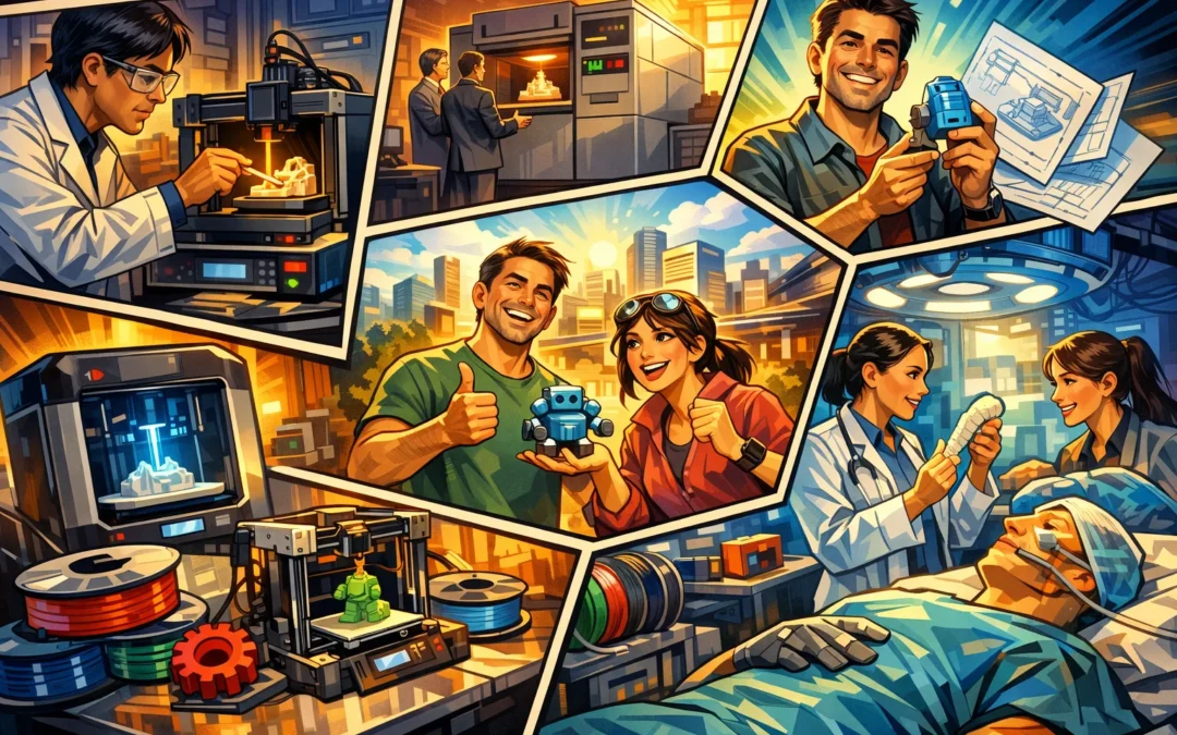 Fra 100.000 kroner til en brøkdel: Historien bag din 3D print pris