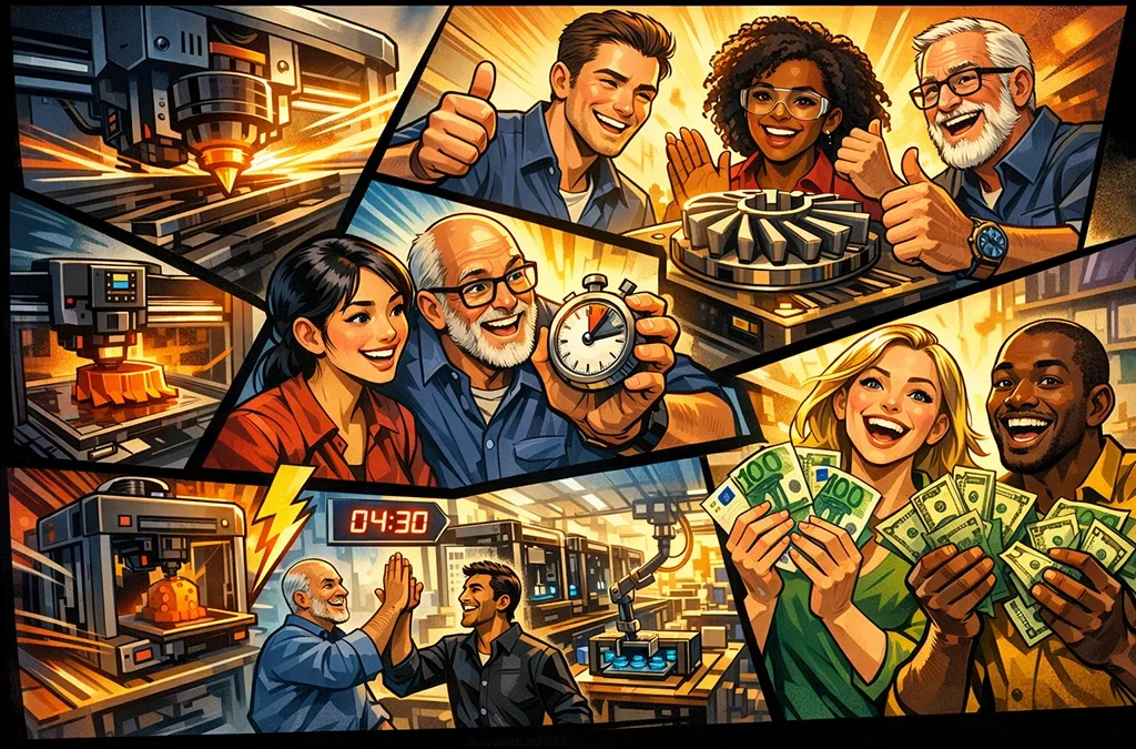 3D print tid er penge – hvorfor hastighed er den vigtigste faktor for din pris